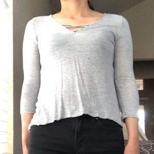 XS gray shirt